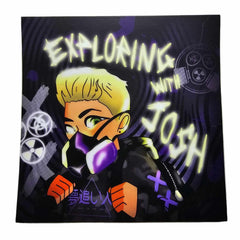 Exploring With Josh Biohazard Sticker