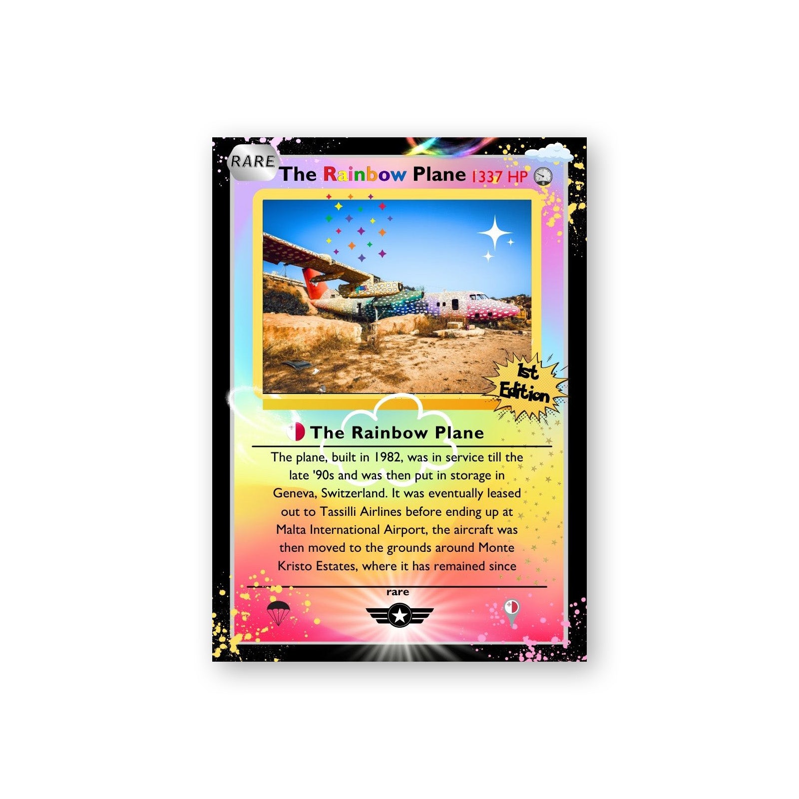 The Rainbow Plane - ABANDONED Trading Card Series #5 Exploring Crew The Rainbow Plane - ABANDONED Trading Card Series #5 Exploring Crew