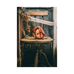 Night Of The Living Doll Head - Wall Print