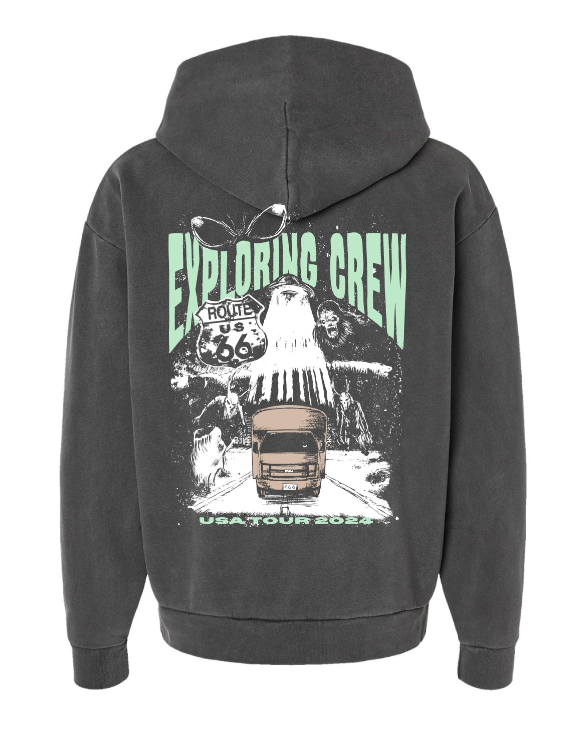 Exploring Bus USA Tour 2024 HOODIE