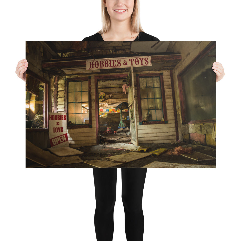 Hobbies and Toys (Abandoned Toy Store) - Wall Print