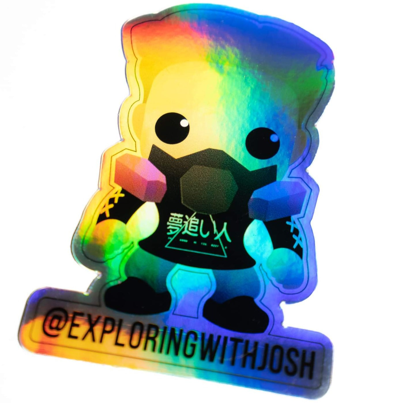 Exploring Josh Exploring With Josh Holographic Sticker – Exploring Crew
